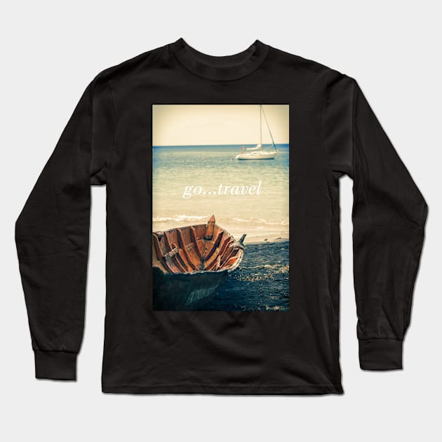 Boat and Yacht Long Sleeve T-Shirt by cinema4design